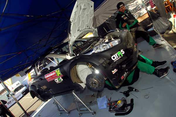 Rally car setup